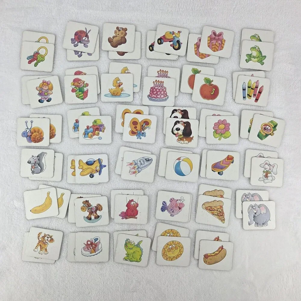 Original Memory Game 2001 Milton Bradley My First Games Edition 35 Pairs